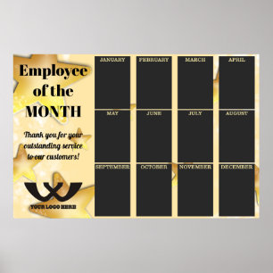 Sternenangestellte des Monats 12x18-Foto-Anzeige Poster