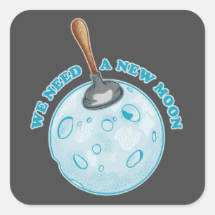 Sternenastronomie Quadratischer Aufkleber