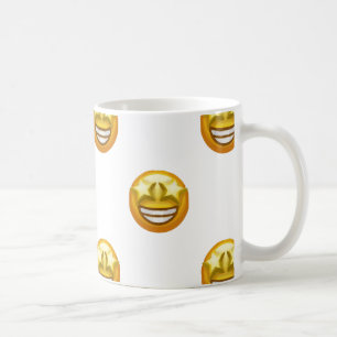 Sternenaugen-Emoji Kaffeetasse