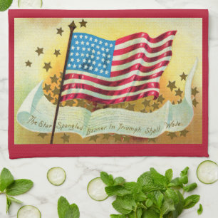 Sternenbanner Amerikanisches Flagge Küchentuch
