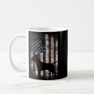Sternenbanner Bull Terrier Süß Usa Flagge Dom Kaffeetasse