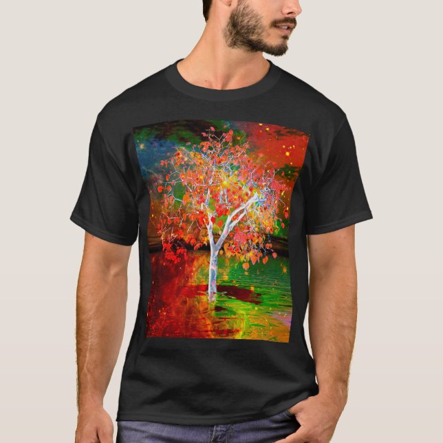 Sternenbaum-T-Shirt T-Shirt (Vorderseite)