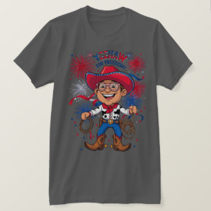 Sternenbesäter Cowboy – 4. Juli Feier Des T-Shirt