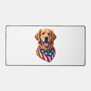 Sternenbesäter Golden Retriever Vintage T-Shirt 4 Schreibtischunterlage
