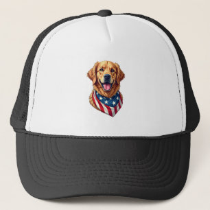 Sternenbesäter Golden Retriever Vintage T-Shirt 4 Truckerkappe