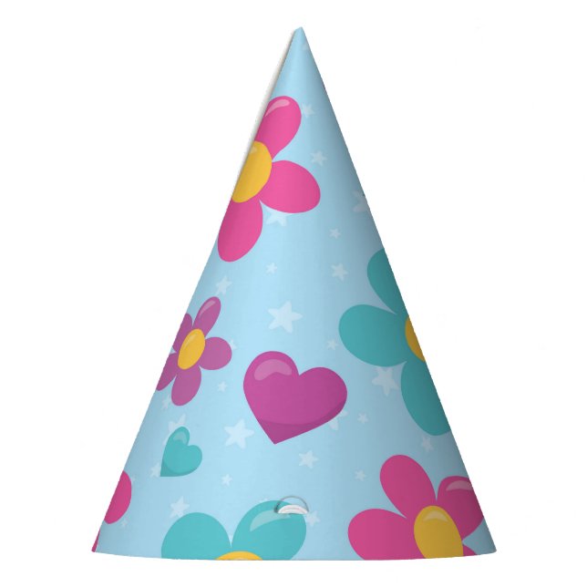 Sternenbesetzte Partyhut (Links)