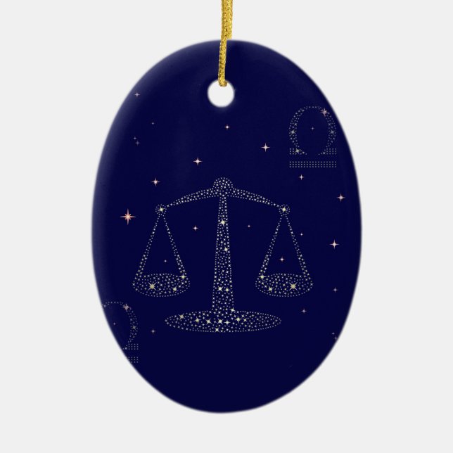 Sternenbibliothek Keramik Ornament (Vorne)