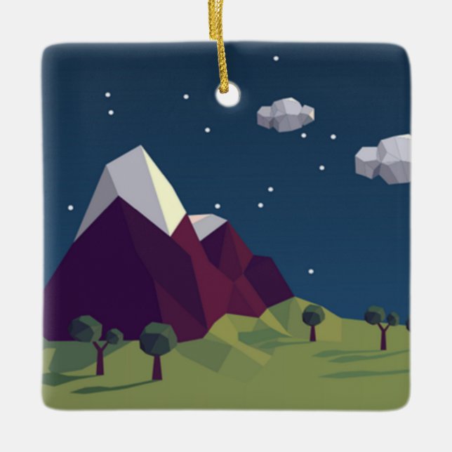 Sternenbild Keramikornament (Vorderseite)