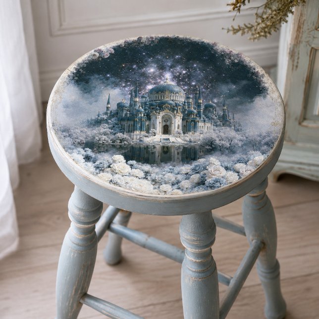Sternenblauer Palast-Decoupage Seidenpapier (Von Creator hochgeladen)
