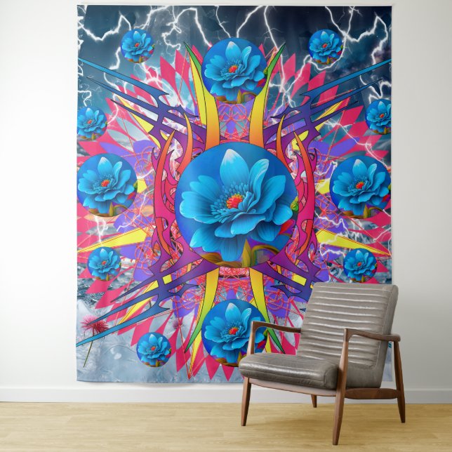Sternenblume Wandteppich (Beispiel)