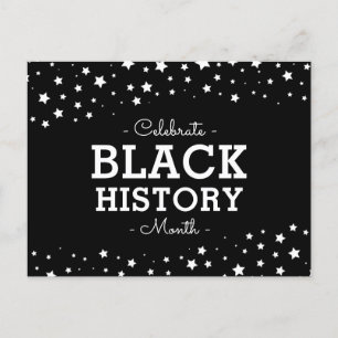 Sternencluster   Celebrate Black History Postkarte