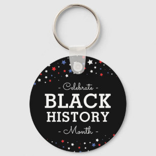 Sternencluster   Celebrate Black History RWBB Schlüsselanhänger