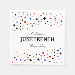 Sternencluster   Celebrate Juneteenth Napkins Serviette