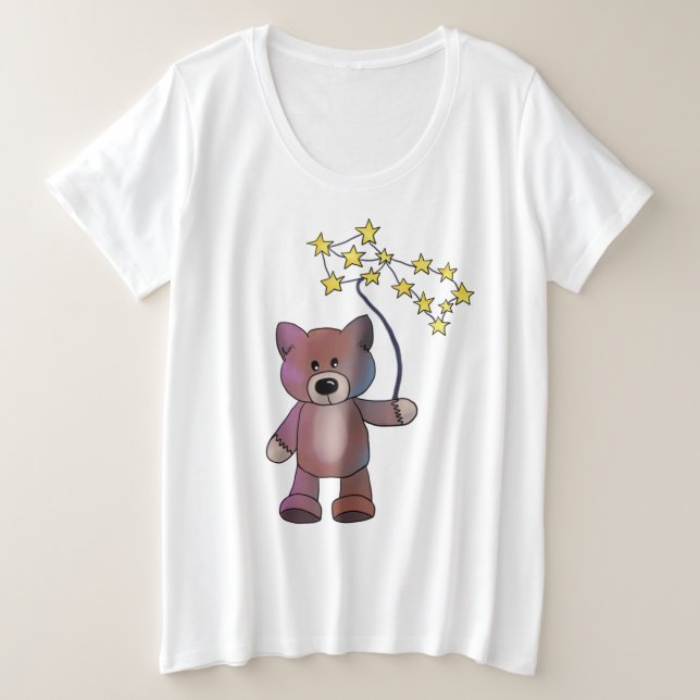 Sternendrache Große Größe T-Shirt (Design vorne)