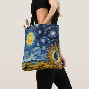 Sternenernte im Stil von Van Gogh Goldenes Weizenf