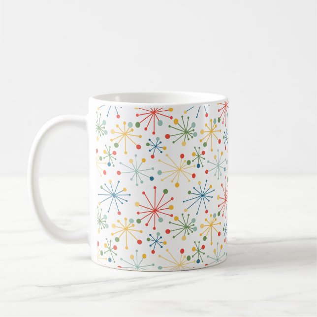 Sternenexplosionen in Farbe  Kaffeetasse (Links)