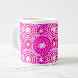 Sternenexplosionen und Windräder, Orchidee und Mag Jumbo-Tasse