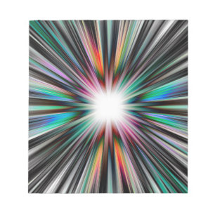 Sternenexplosionsmuster Notizblock