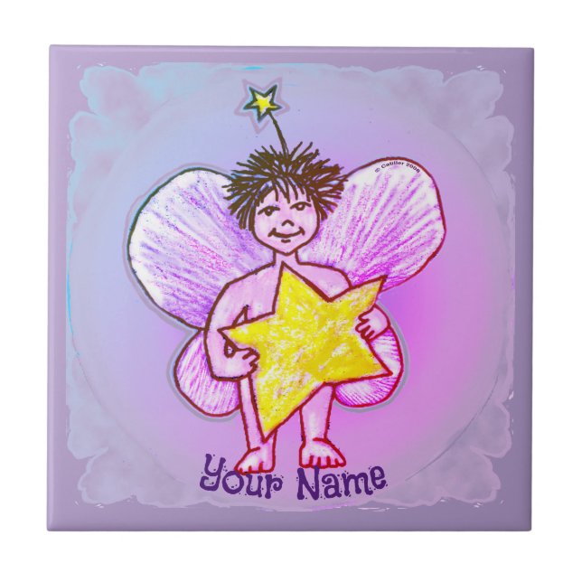 Sternenfee-Geschenkbox Fliese (Vorderseite)