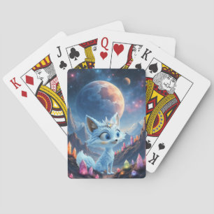 Sternenflüsterfuchs – Hüter des Kristalllichts.  Spielkarten
