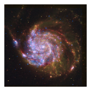 Sternengeburt im Pinwheel: M101 Galaxie Fotodruck