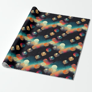Sternenglanz Geschenkpapier