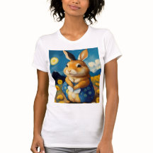 Sternenhafter Osterhasen-T-Shirt