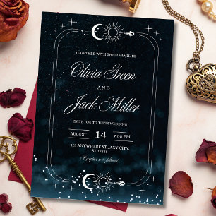 Sternenhimmel-Hochzeit Himmlische Einladung, Galax Save The Date