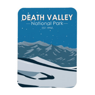 Sternenhimmel im Death Valley National Park Vintag Magnet