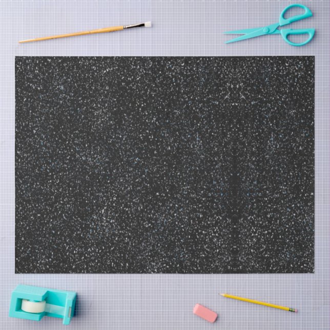 Sternenhimmel: Weltraumkunst Seidenpapier (Basteln)