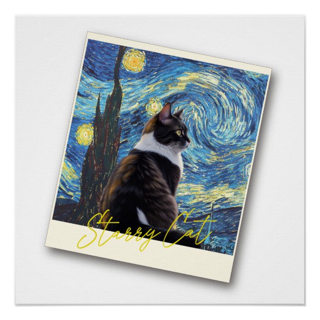 Sternenkatze Poster (Vorderseite)
