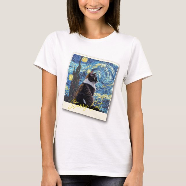 Sternenkatze T-Shirt (Vorderseite)