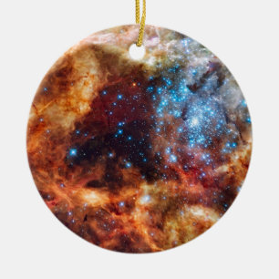 Sternenkinderstube R136 Tarantelnebel NASA-Foto Keramikornament