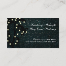 Sternenklare Mitternachtsschnur der Visitenkarte