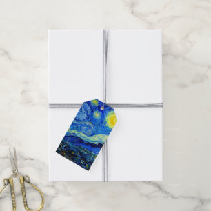 Sternenklare Nacht durch Van- Goghschöne Kunst Geschenkanhänger