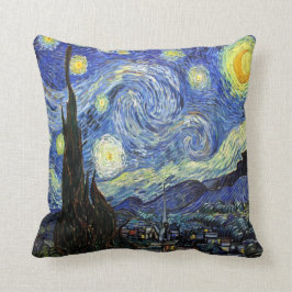 Sternenklare Nacht durch Vincent van Gogh 1889 Kissen