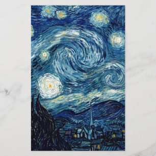 Sternenklare Nacht durch Vincent van Gogh Briefpapier