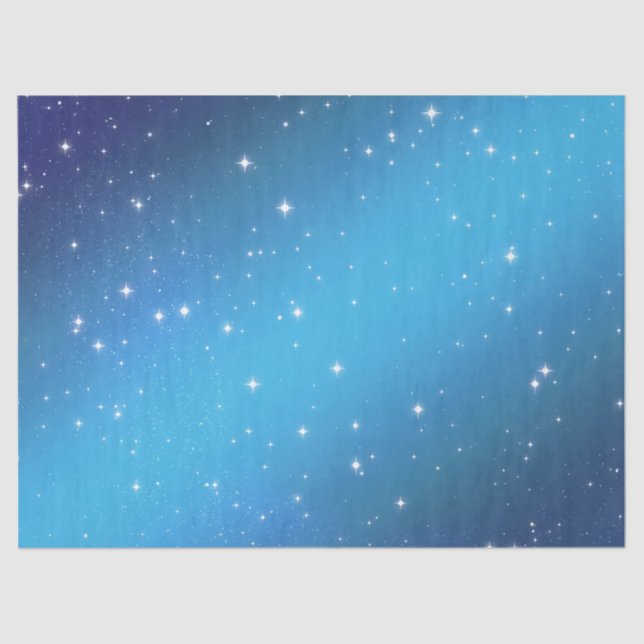 Sternenklare Nacht Seidenpapier (Vorderseite)