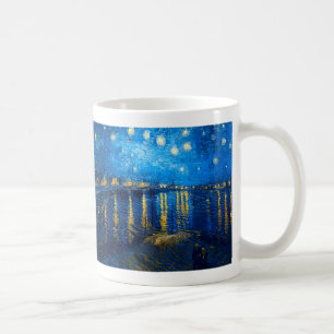 Sternenklare Nacht über der Rhône, Van Gogh Tasse