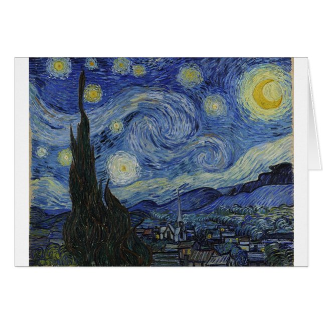 Sternenklare Nacht Van Gogh (Vorderseite (Horizontal))