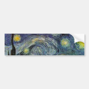 Sternenklare Nacht - Van Gogh Autoaufkleber