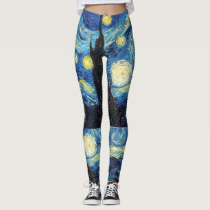 Sternenklare Nacht Van Gogh Leggings