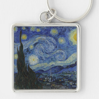 Sternenklare Nacht Van Gogh Schlüsselanhänger