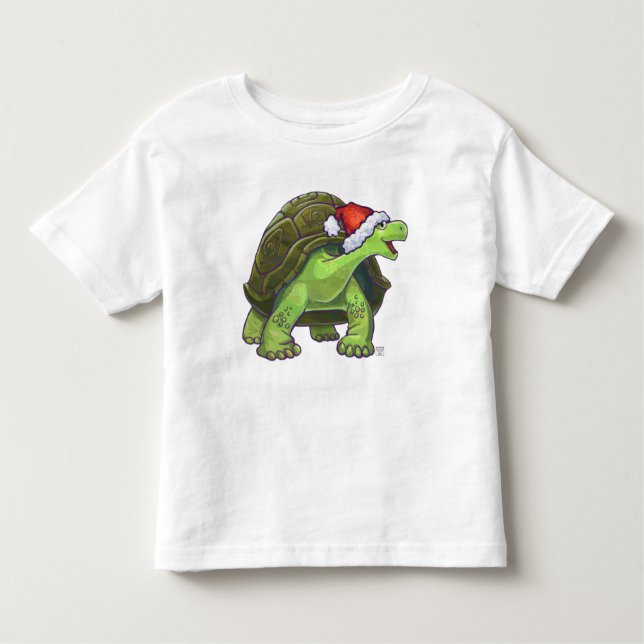 Sternenklare Nachtschildkröten-Weihnachten Kleinkind T-shirt (Vorderseite)