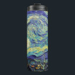 Sternenklare Nachtthermo Flasche Van Gogh<br><div class="desc">Sternenklare Nachtthermo Flasche Van Gogh</div>