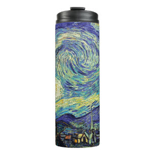 Sternenklare Nachtthermo Flasche Van Gogh