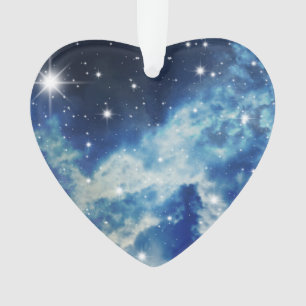 Sternenklare Nachtwolken Ornament