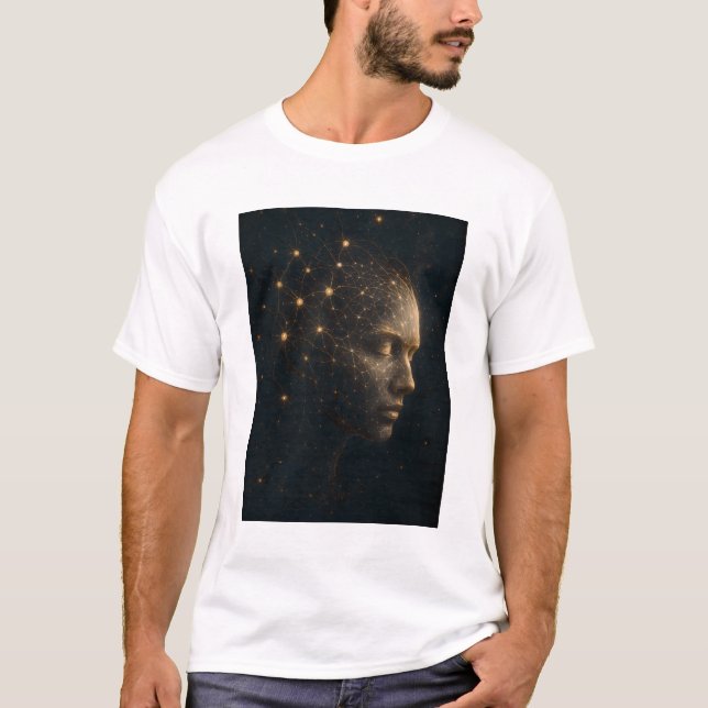 Sternenklare neuronale Geist T-Shirt (Vorderseite)