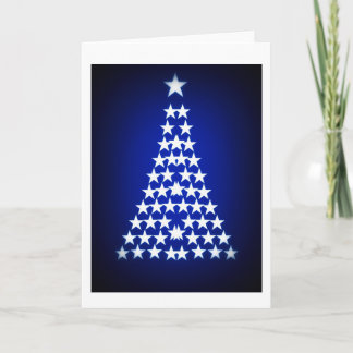 Sternenklare sternenklare Nacht Feiertagskarte