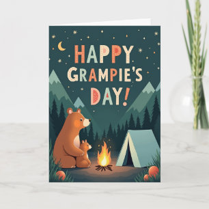 Sternenklarer Grampies-Tag-Tischkarte Karte